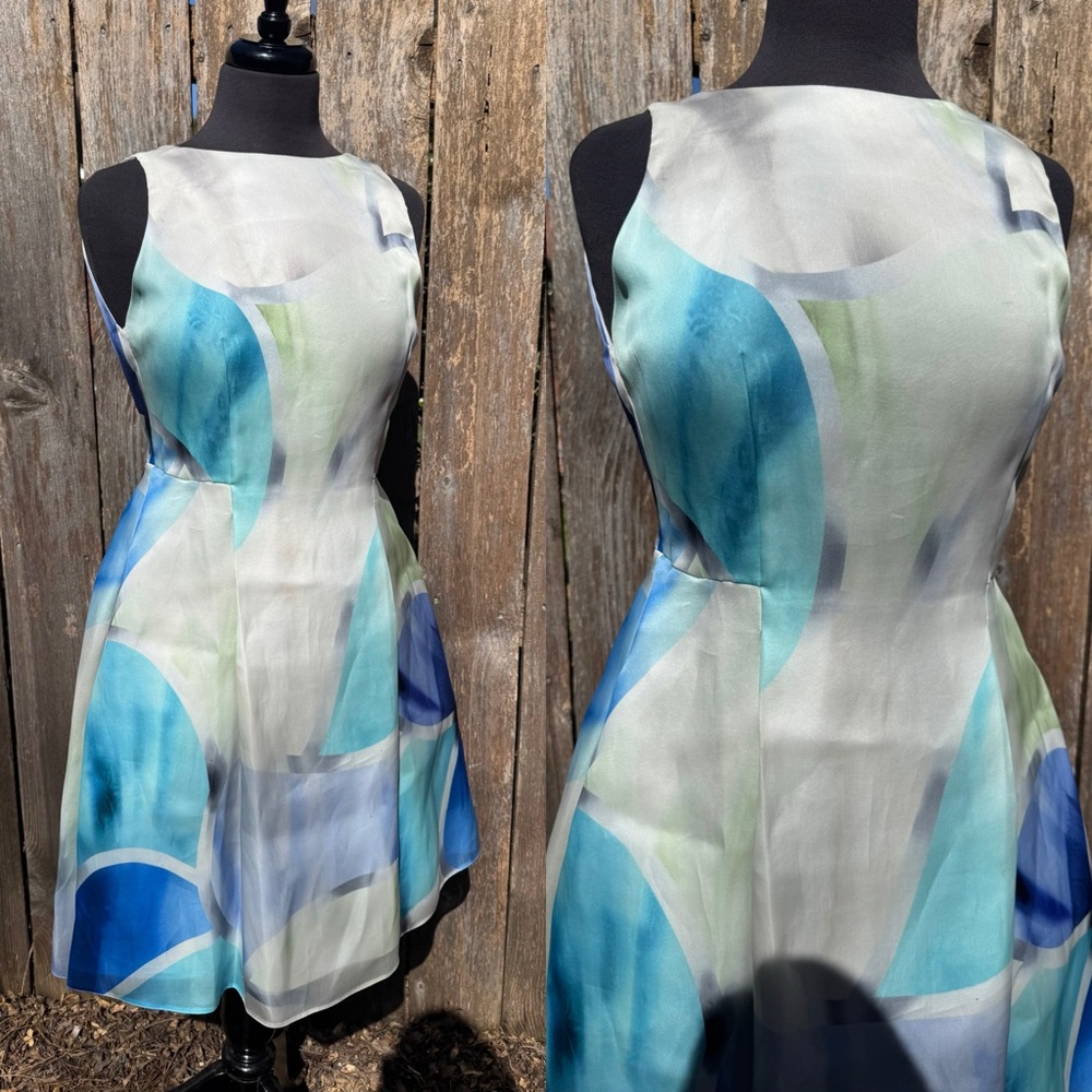 Armani Collezione Watercolor Sheath Dress